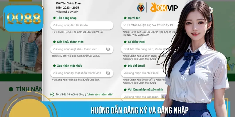 Hướng dẫn quy trình đăng ký và đăng nhập nhanh chóng nhất