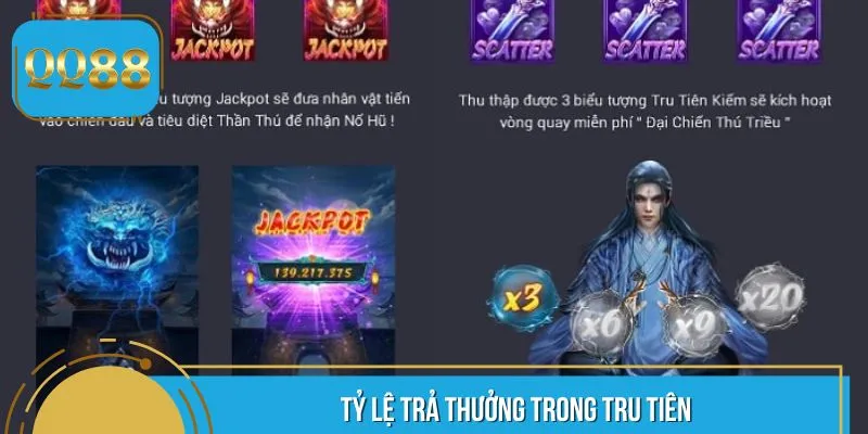 Tỷ lệ trả thưởng trong Tru Tiên